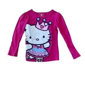 Hello Kitty Princess Long Sleeve T-Shirt Sz 5